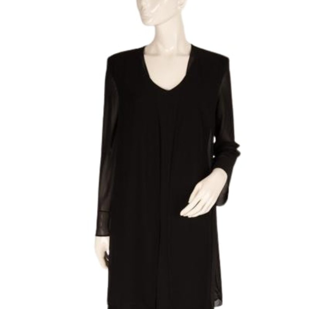 Jones New York Dress Black Size 8 SKU 000309-4